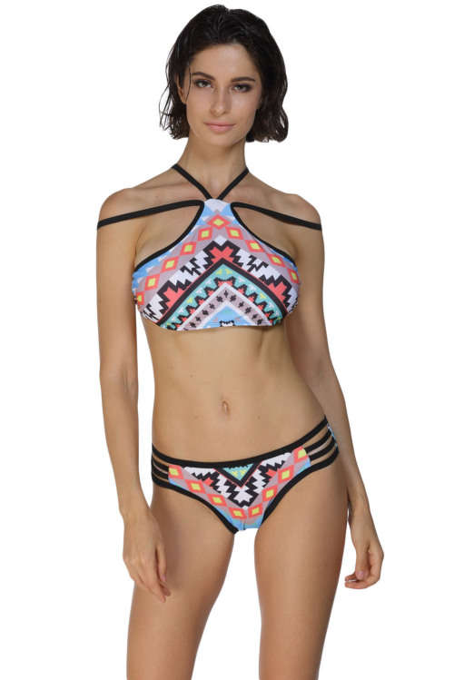 MAGNIFICENT MULTI COLOUR PRINT TANKINI