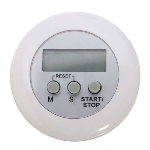 White Mini Magnetic Digital LCD Countdown Timer Alarm (FREE SHIPPING)