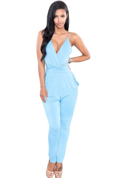 STYLISH SLIM LEG WITH STRAPPY BACK DETAIL JUMPSUIT