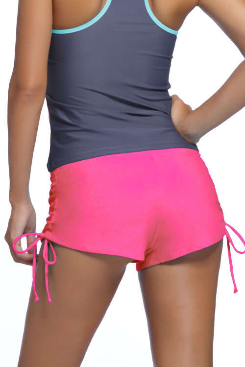Pink Swimsuit Bottoms Shorts Sport Active Swimwear Beachwear
