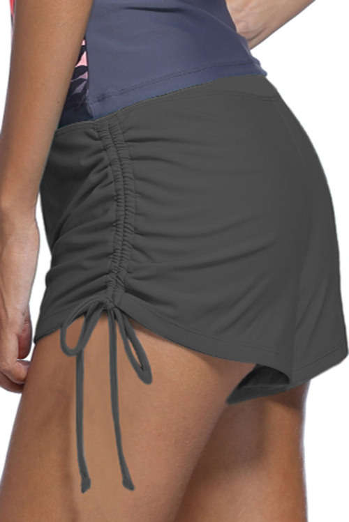 Grey Swimsuit Bottoms Shorts Sport Active Swimwear Beachwear