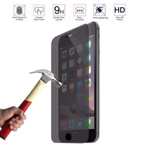 Anti Peep Curved Full Cover Film Tempered Glass Screen Protector For iPhone 7/7 Plus