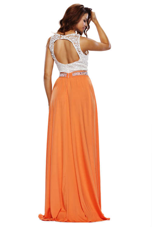 LOCAL STOCK Satin & Lace Sleeveless Maxi Dress Formal Cocktail Party Night Club Evening Wear