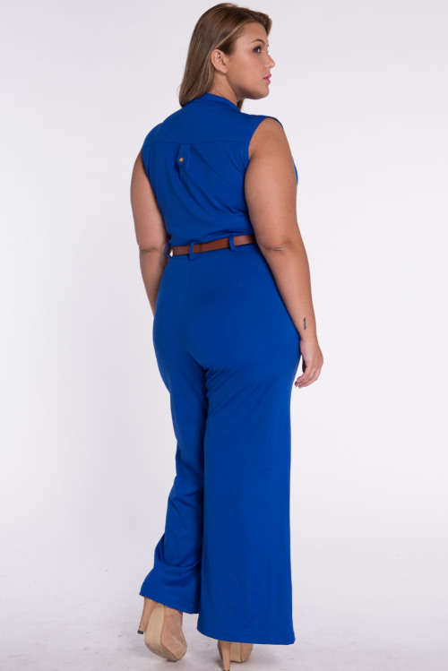 STYLISH SMALL TO PLUS SIZE WIDE LEG JUMPSUIT