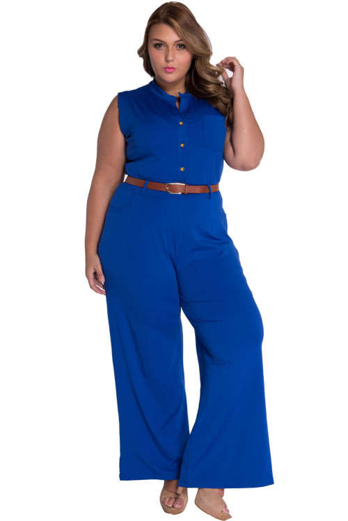 STYLISH SMALL TO PLUS SIZE WIDE LEG JUMPSUIT