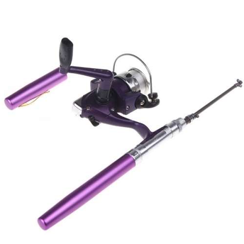 1.4M Aluminum Alloy Telescopic Fishing Rod Portable Rod Reel Line Combo