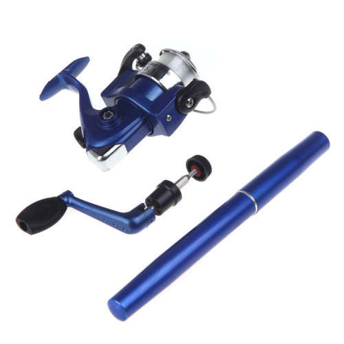 1.4M Aluminum Alloy Telescopic Fishing Rod Portable Rod Reel Line Combo