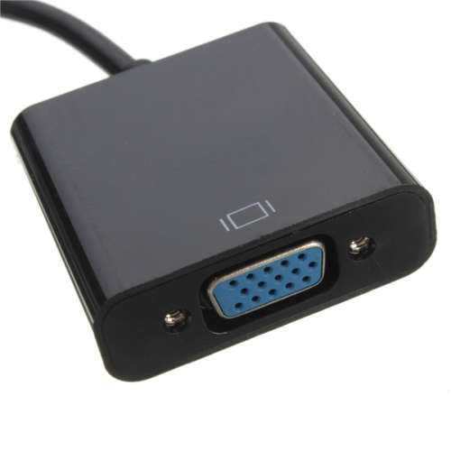 HDMI Male to VGA With Audio HD Video Cable Wire Converter Adapter