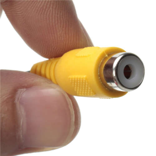 New 3 RCA Male To 6 RCA Female Plug Splitter Audio TV DVD Video Adapter AV Cable