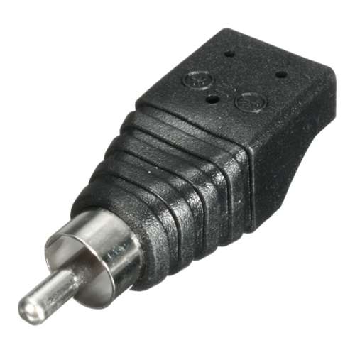 Speaker Wire Cable to Audio Male RCA Connector Adapter Convertor Jack Plug