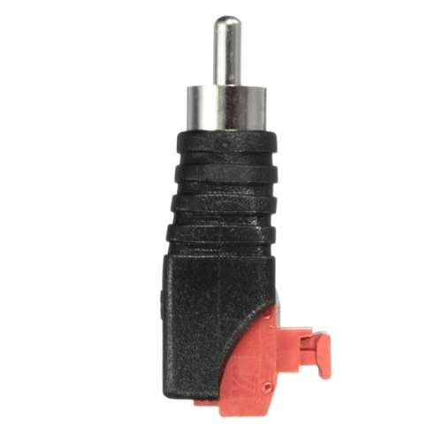 Speaker Wire Cable to Audio Male RCA Connector Adapter Convertor Jack Plug