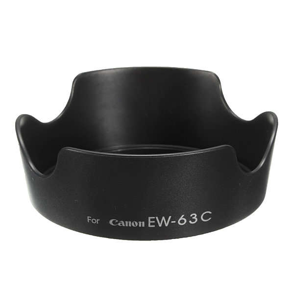 Camera Lens Hood EW-63C For Canon EF-S 18-55mm F/3.5-5.6 IS STM