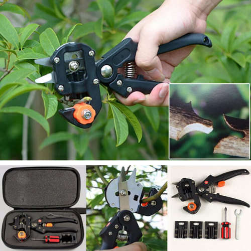 Garden Fruit Tree Pro Pruning Shears Scissor Grafting Cutting Tools Suit