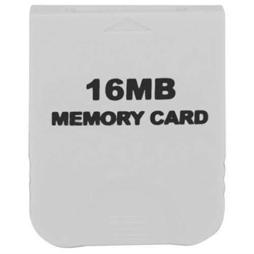 16 MB Memory Card White For Nintendo Wii & Gamecube