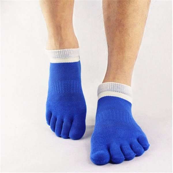 1 Pair Of Mens Cotton Toe Socks Five Finger Sports Outdoor Work Cotton