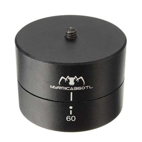 360 Degrees Panning Stabilizer Rotating Tripod Adapter For Camera Gopro Phone