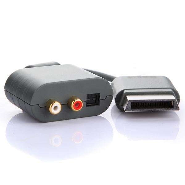 Optical RCA Audio Adapter For XBOX 360 Stereo Sound Support