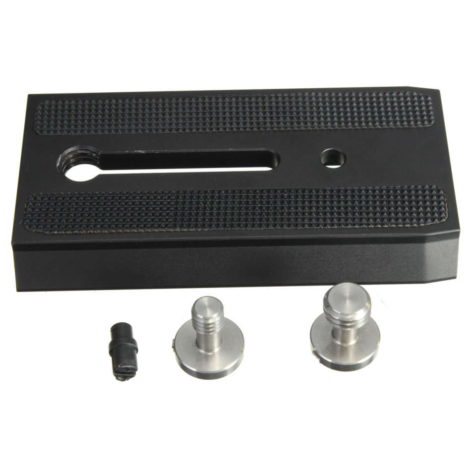 501PL Sliding Quick Release Plate 1/4 Inch 3/8 Inch Screws For Manfrotto 501HDV 503HDV