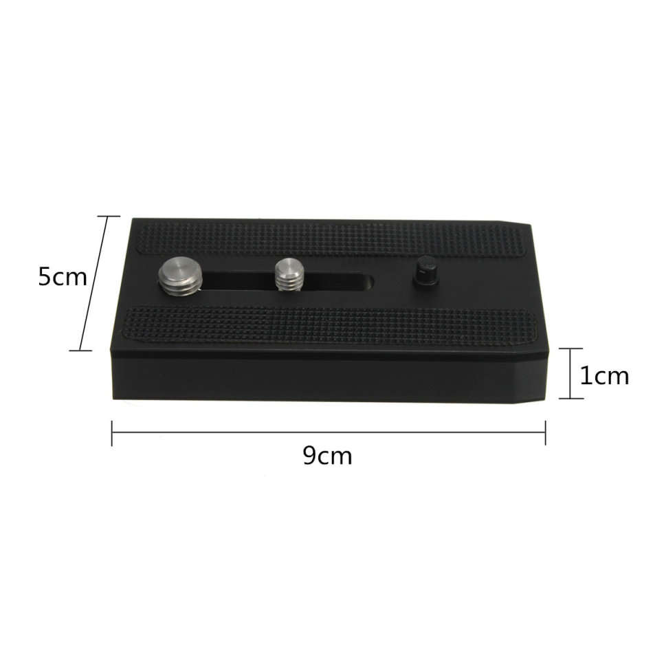 501PL Sliding Quick Release Plate 1/4 Inch 3/8 Inch Screws For Manfrotto 501HDV 503HDV