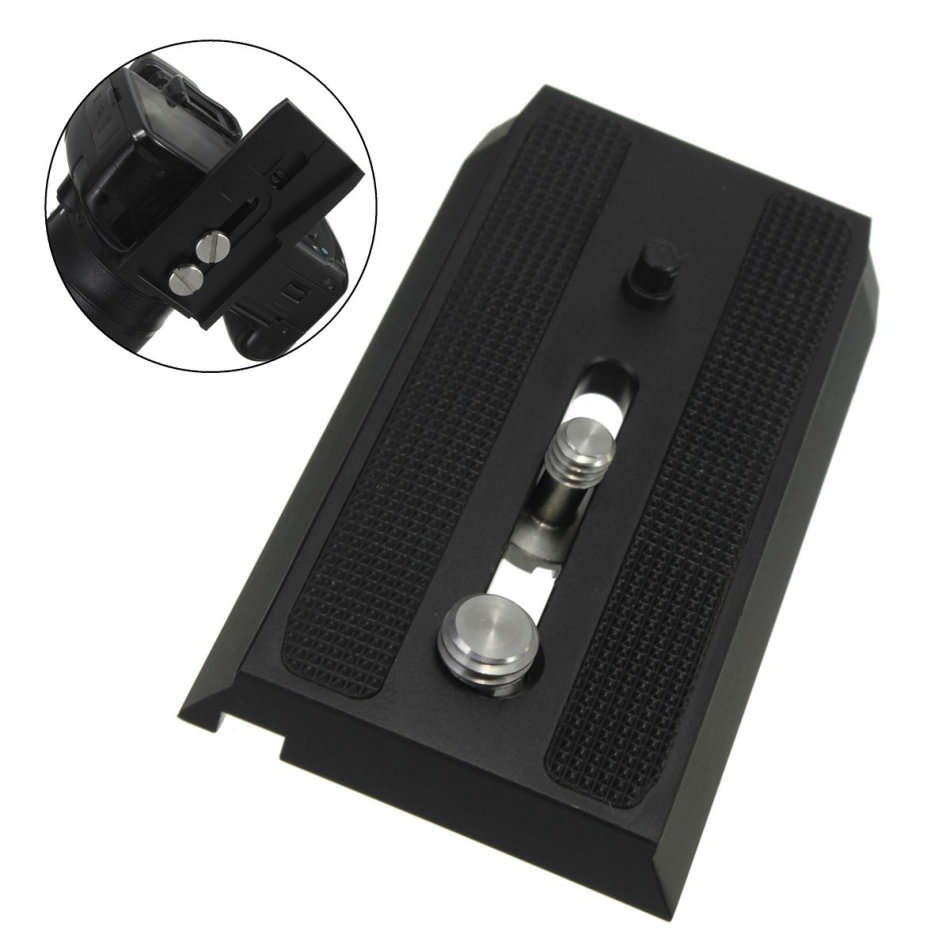 501PL Sliding Quick Release Plate 1/4 Inch 3/8 Inch Screws For Manfrotto 501HDV 503HDV