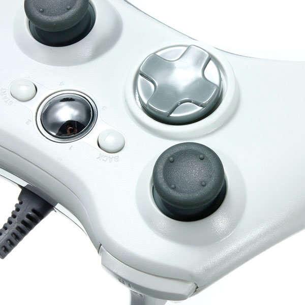 USB Wired Game Pad Gamepad Controller for Microsoft Xbox 360 White