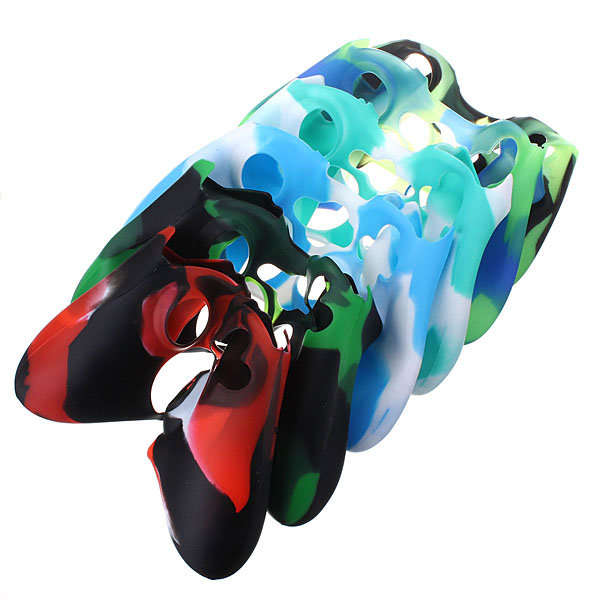 Replacement Camouflage Silicone Skin Cover Case for Microsoft Xbox 360 Controller