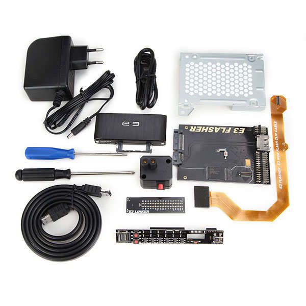 Original E3 Flasher Limited Edition 11 Accessories Downgrade from v4.5 to v3.5 for PS3 EU Plug