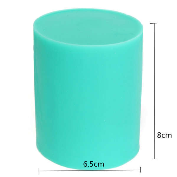 Silicone Rose Flower Candle Mold Soap Mould Cylinder Wedding DIY Baking Molds