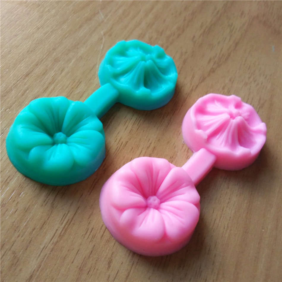 3D Cherry Shaped Silicone DIY Cake Mold Fondant Flowers DIY Cake Decorating Tool