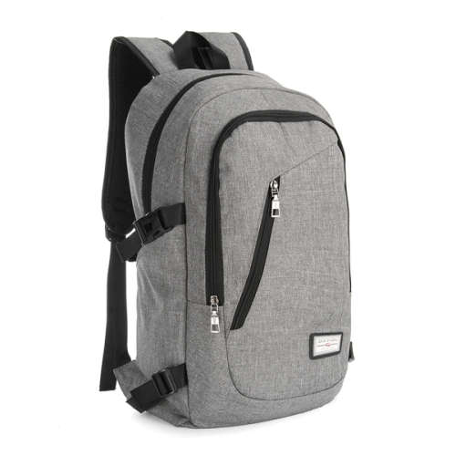 USB Charge Interface Casual Shoulder Canvas Bags Men Laptop Notebook Backpack