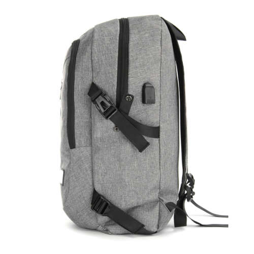 USB Charge Interface Casual Shoulder Canvas Bags Men Laptop Notebook Backpack