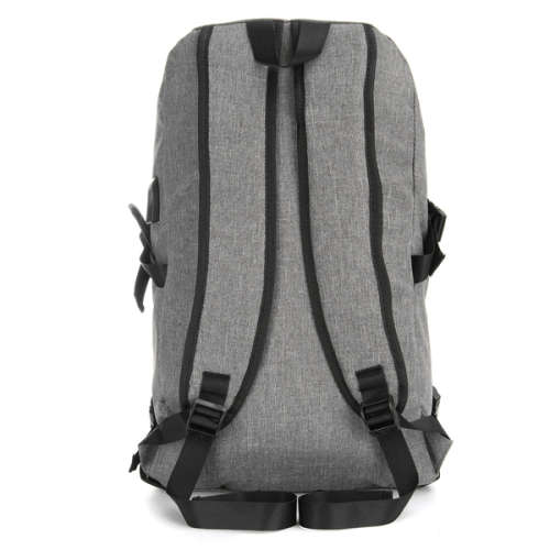 USB Charge Interface Casual Shoulder Canvas Bags Men Laptop Notebook Backpack