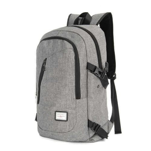USB Charge Interface Casual Shoulder Canvas Bags Men Laptop Notebook Backpack