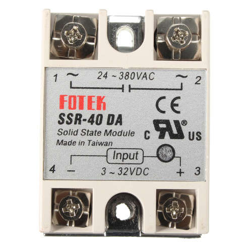 100-240V Digital PID Temperature Controller + 40A SSR + K Thermocouple Sensor