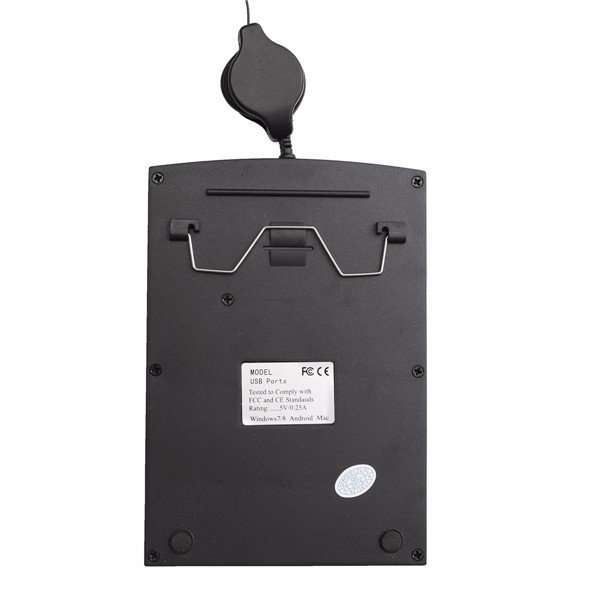 18 Keys Mini USB Numeric Keypad Slim Laptop Number Keyboard Num Pad