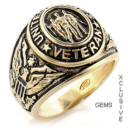 FASHIONABLE 18K YELLOW GOLD PLATED MEN'S RING