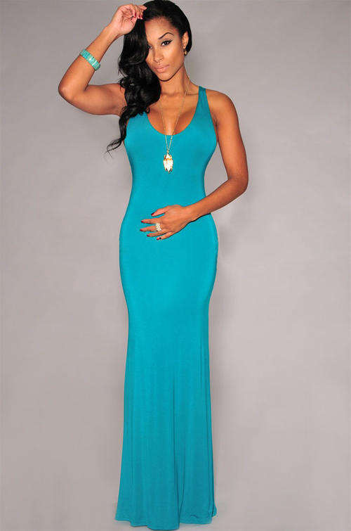 BEAUTIFUL CAGE BACK SLEEVELESS DRESS