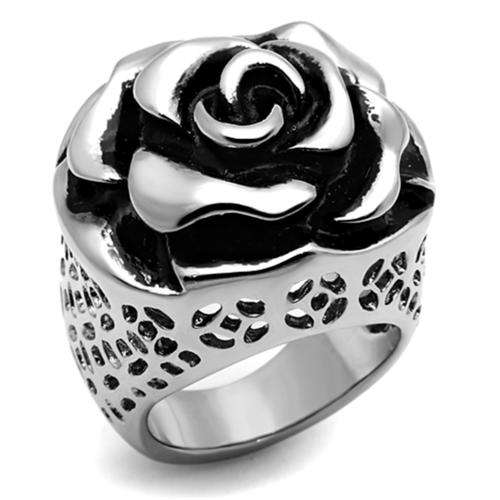 ** 18K WHITE GOLD PLATED LADIES RING