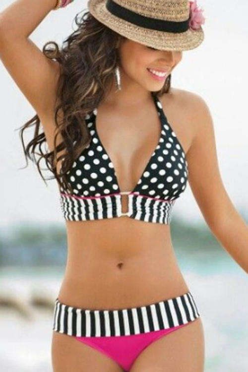 DAZZLING DOTS & STRIPES BIKINI