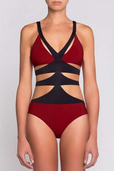 STUNNING CUT AWAY DESIGN MONOKINI