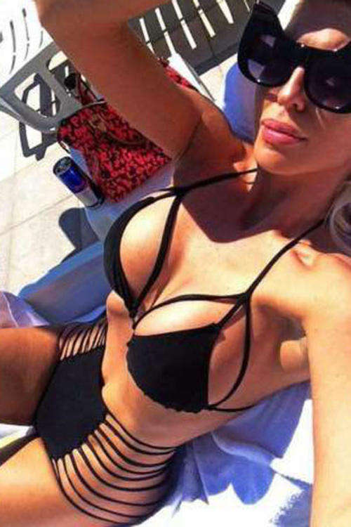 SEXY STRAPPY HOLLOW OUT HIGH WAIST BIKINI
