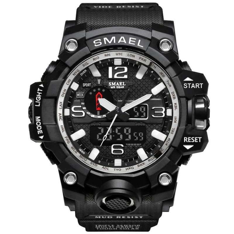 LOCAL STOCK - SMAEL Brand - Multifunctional Sport Fashion Design Watch.