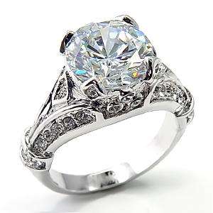 Simulated Diamond 18K White Gold Plated Ring NO COMBINED POSTAGE