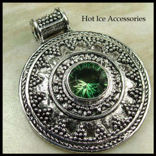 STERLING SILVER MYSTIC TOPAZ PENDANT  - NO COMBINED POSTAGE