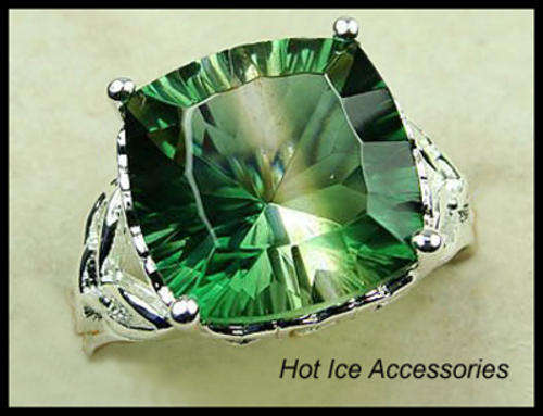 **INTERNATIONAL SHIPPING** STERLING SILVER HALLMARKED SIMULATED MYSTIC TOPAZ RING