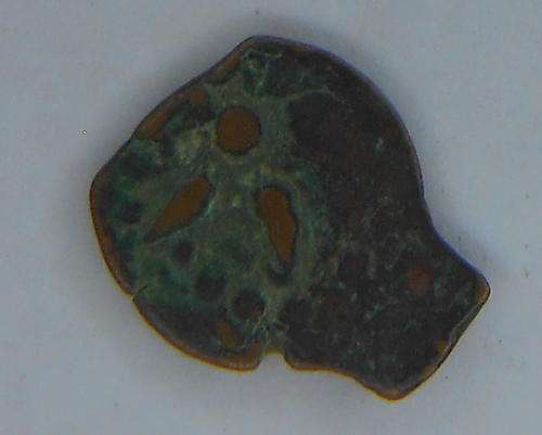Beautiful ancient Jewish coin, "Widow Mite" bronze prutah over 2000 years old