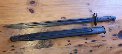 1907 303 Bayonet with scabbart