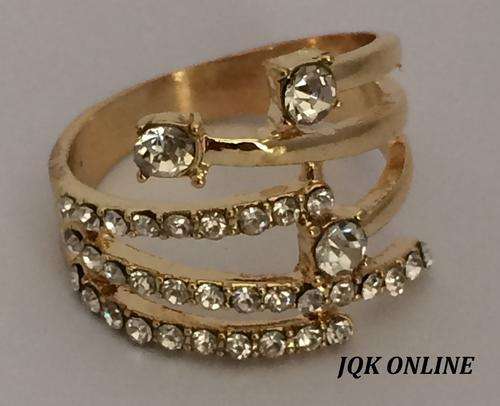 Brand New Fashion 18K GP with Austrian Crystal!! Size 9 Only!!!