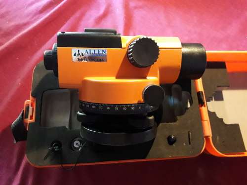 ALLBUILD AL 120 DUMPY LEVEL WITH ITS BOX.