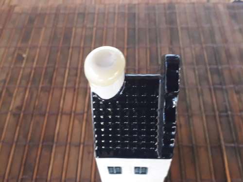 VINTAGE KLM DELFT BLUE HOUSE NO. 53, SEALED AND STILL FULL